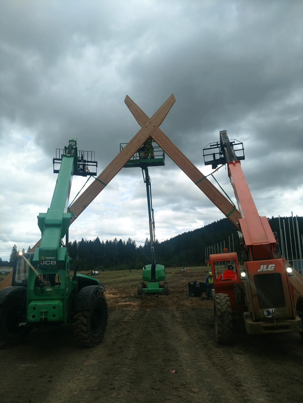 Heavy Timber Arch Frame